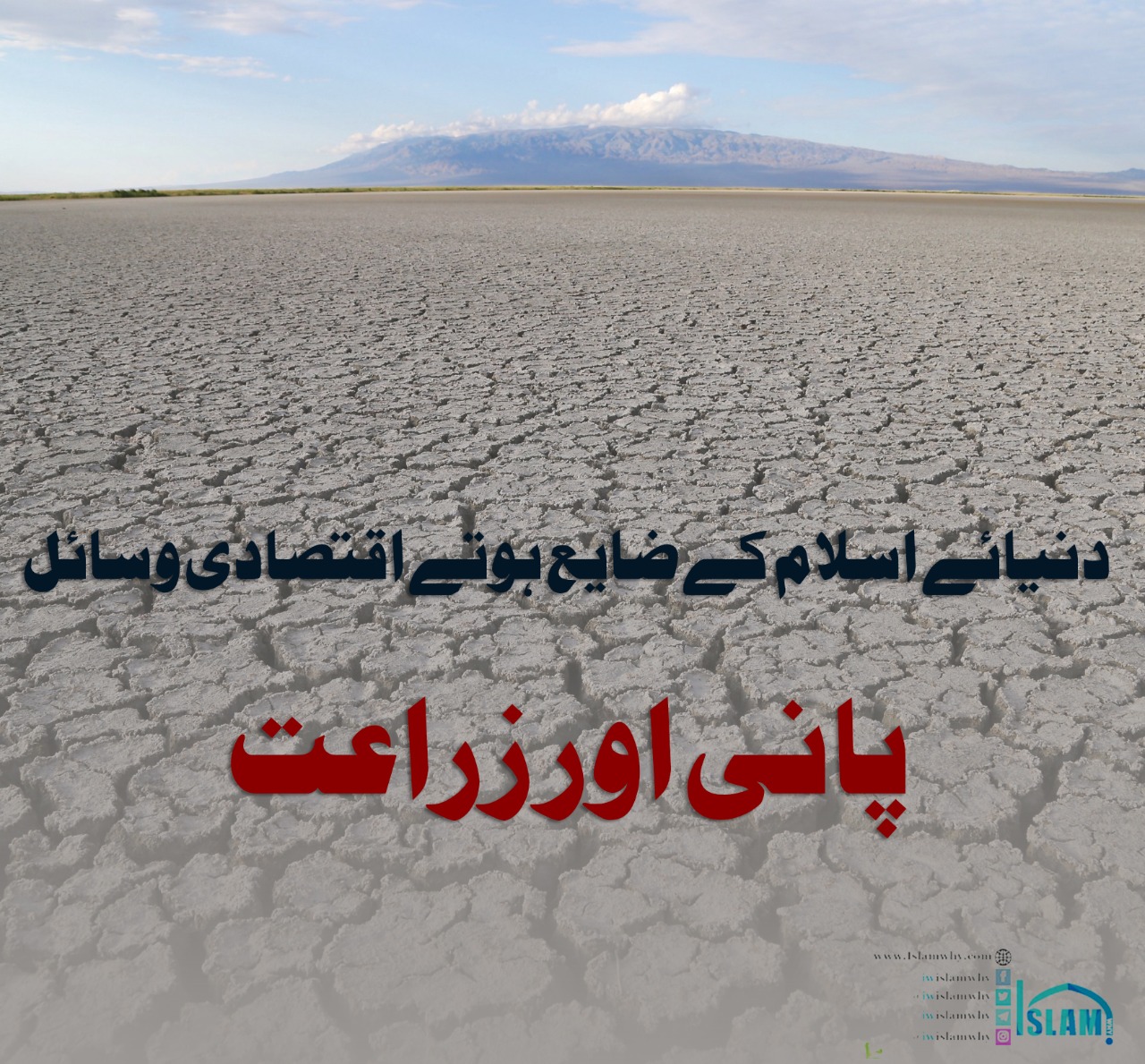 دنیائے اسلام کے ضایع ہوتے اقتصادی وسائل پانی اور زراعت