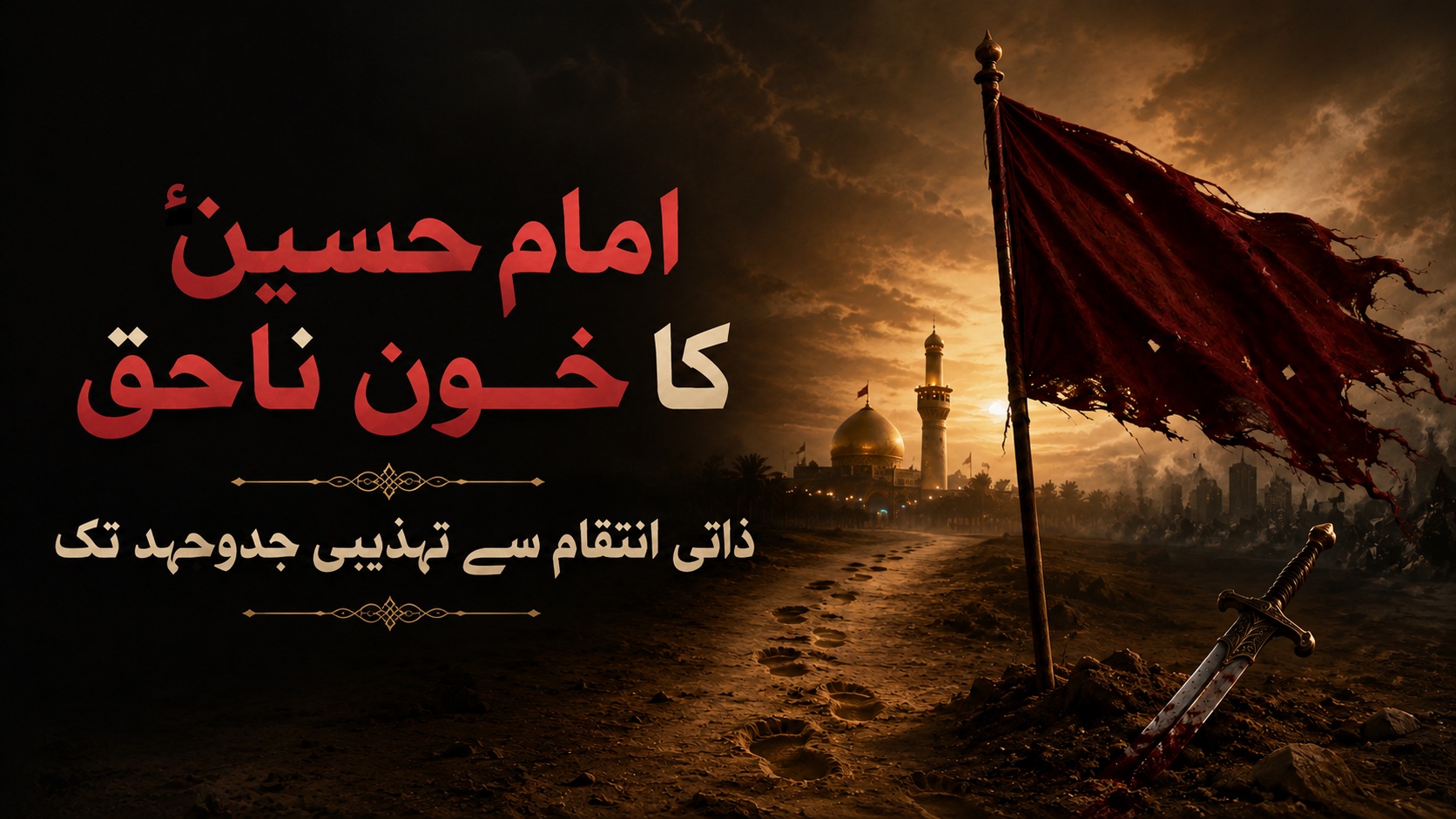 ثأر الحسين۔۔ذاتی انتقام سے تہذیبی جدوجہد تک
