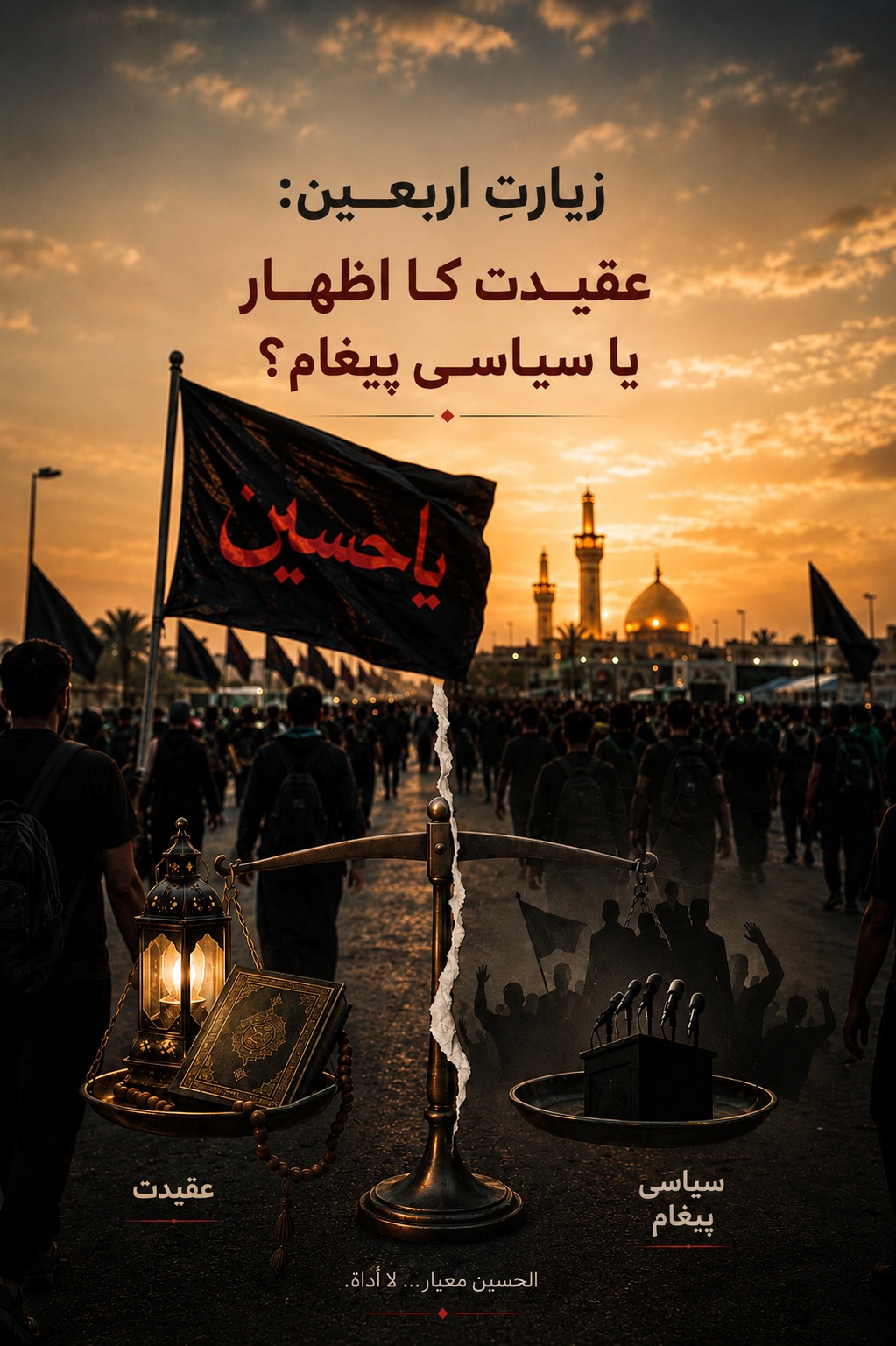 زیارتِ اربعین: عقیدت کا اظہار یا سیاسی پیغام؟