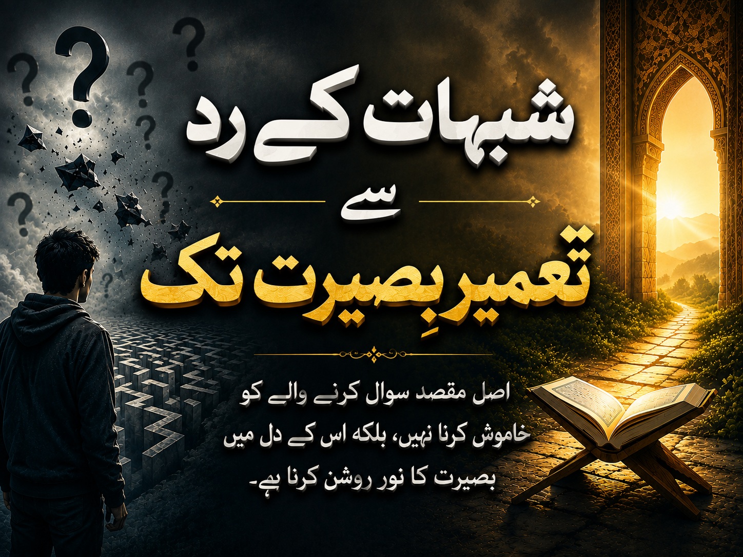 ردِّ شبہات سے تعمیرِ بصیرت تک