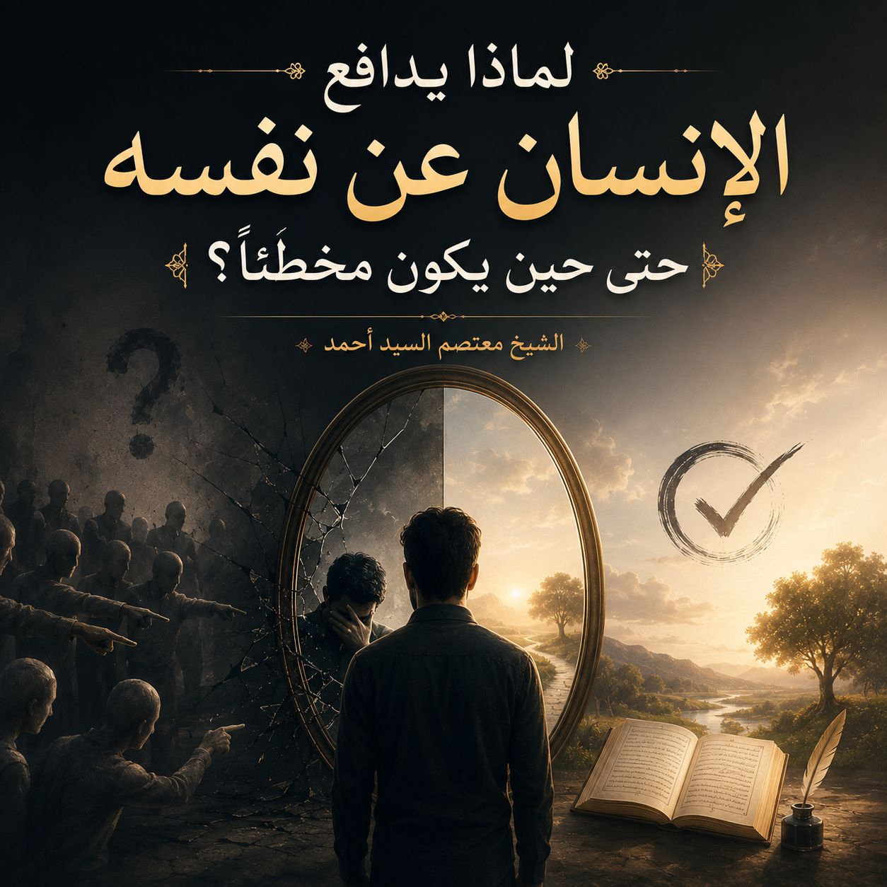 لماذا يدافع الإنسان عن نفسه حتى حين يكون مخطئاً؟