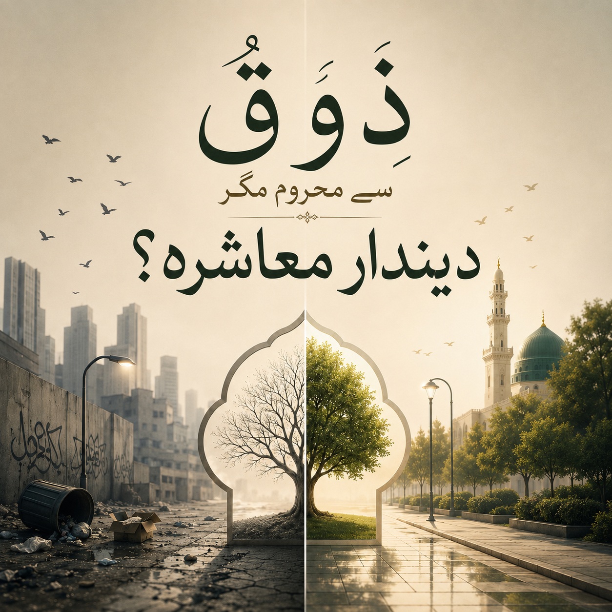 ذوق سے محروم مگر دیندار معاشرہ ؟