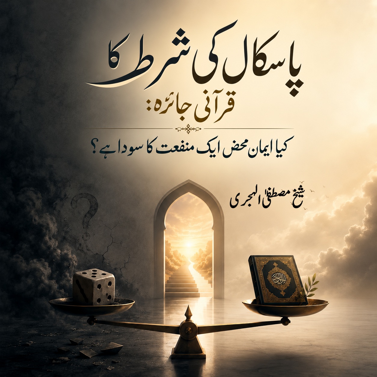 پاسکال کی شرط کا قرآنی جائزہ: کیا ایمان محض ایک منفعت کا سودا ہے؟